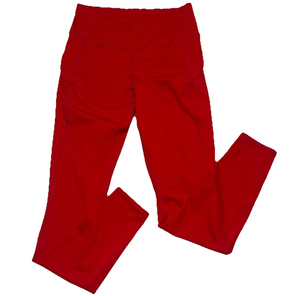 Athleta‎ Women's Red Contender Leggings Size Small